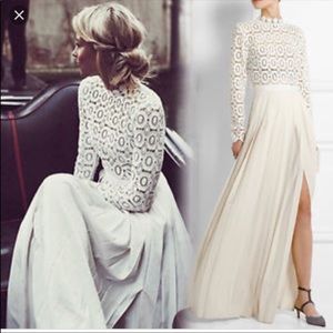 NWT Self portrait white lace dress